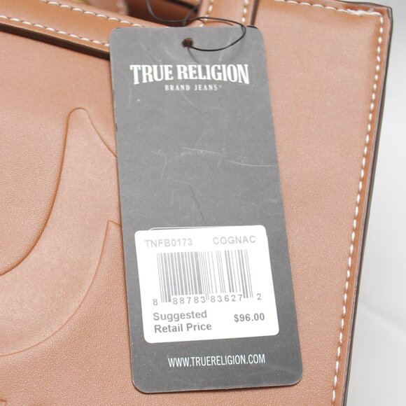 True Religion Horseshoe Motif Crossbody Tote Bag - Picture 6 of 8
